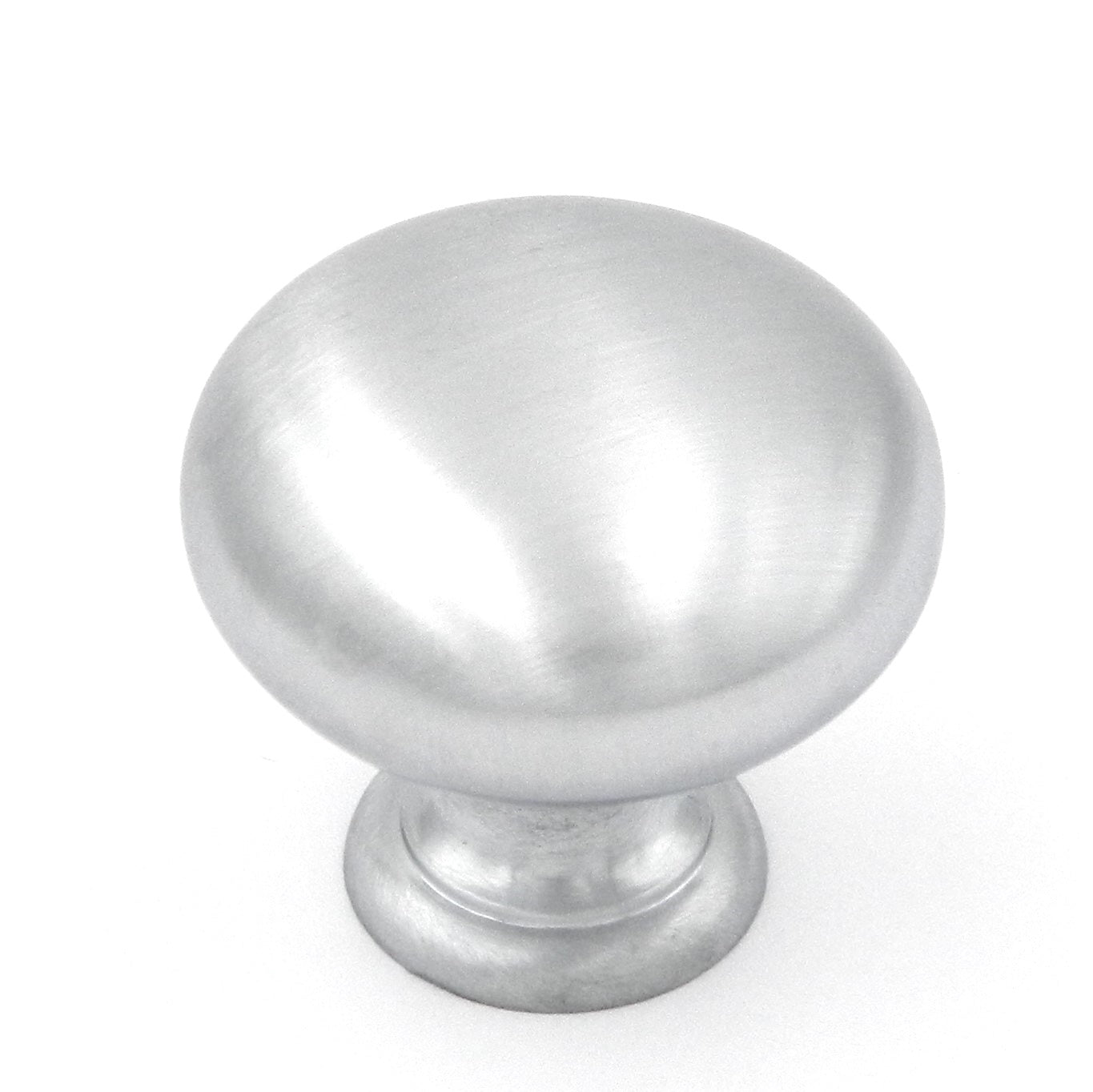 Ultra Designer's Edge Satin Chrome Brass Hollow 1 1/4" Knob 97843