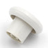 25 Pack of Ultra Designer's Edge White Plastic 1 1/4" Knobs 98594