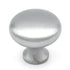 25 Pack of Ultra Designer's Edge Satin Chrome Round 1 1/4" Knobs 98775