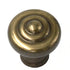 10 Pack Belwith Keeler Sechel 1 1/4" Sherwood Antique Brass Round Solid Brass Cabinet Knob A103