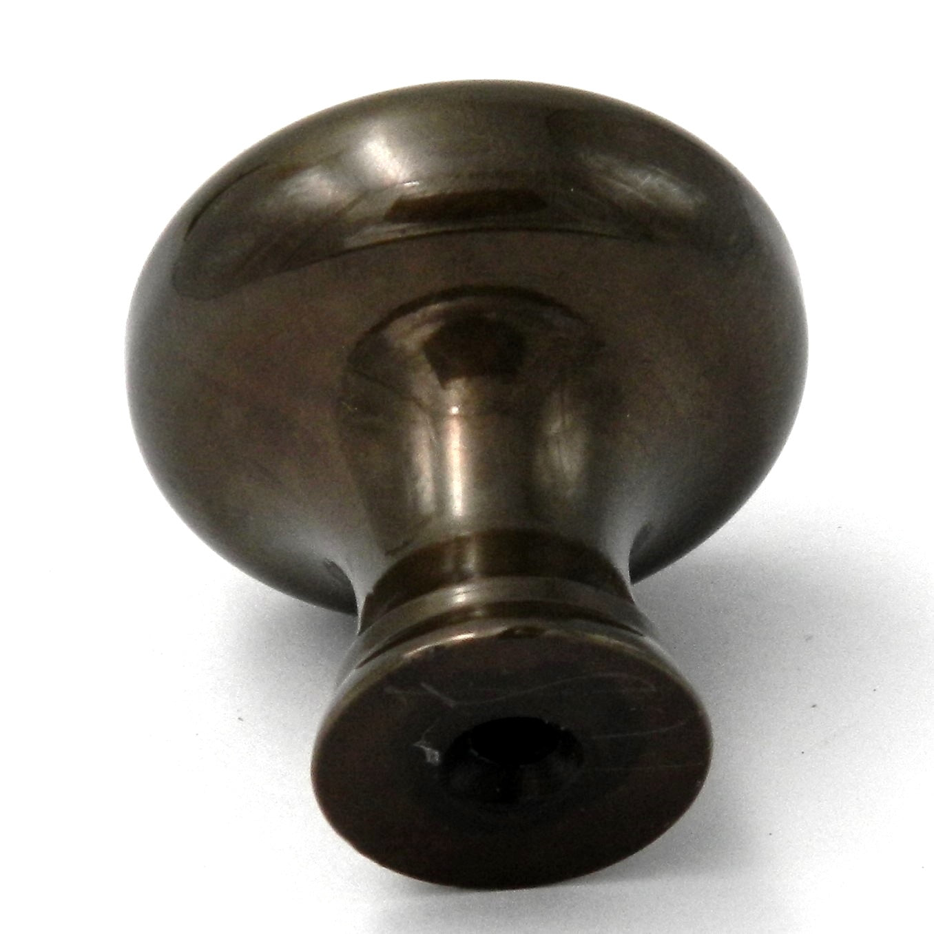 10 Pack Belwith Keeler Sechel 1 1/4" Sherwood Antique Brass Round Solid Brass Cabinet Knob A103