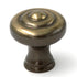 10 Pack Belwith Keeler Sechel 1 1/4" Sherwood Antique Brass Round Solid Brass Cabinet Knob A103