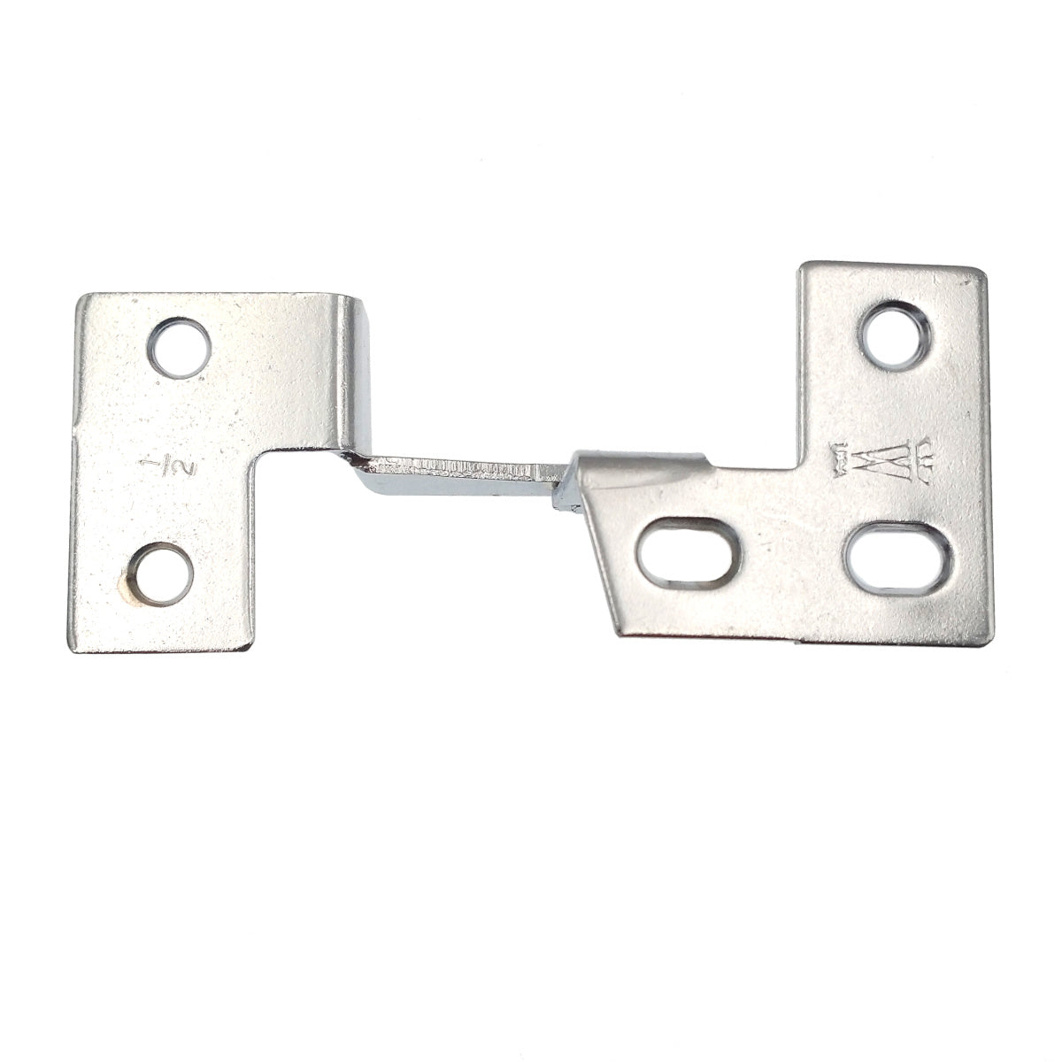 Pair of Washington Polished Chromium Knife-Pivot Pin Hinges,1/2" Partition Frame