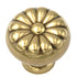 Belwith Keeler Sechel 1 1/4" Sherwood Antique Brass Round Ribbed Solid Brass Cabinet Knob A116