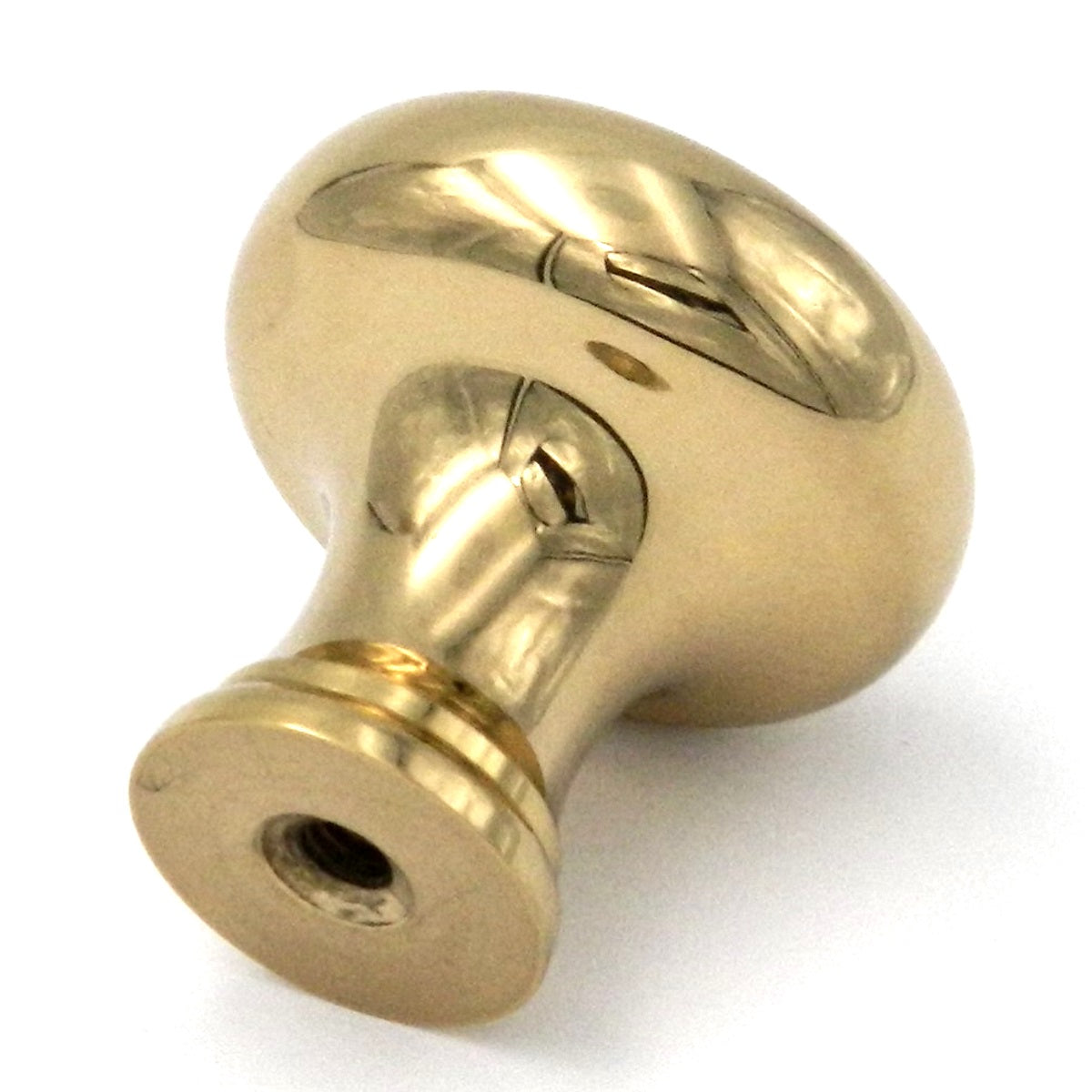 20 Pack Belwith Keeler Sechel 1 1/4" Polished Brass Round Solid Brass Cabinet Knob A3