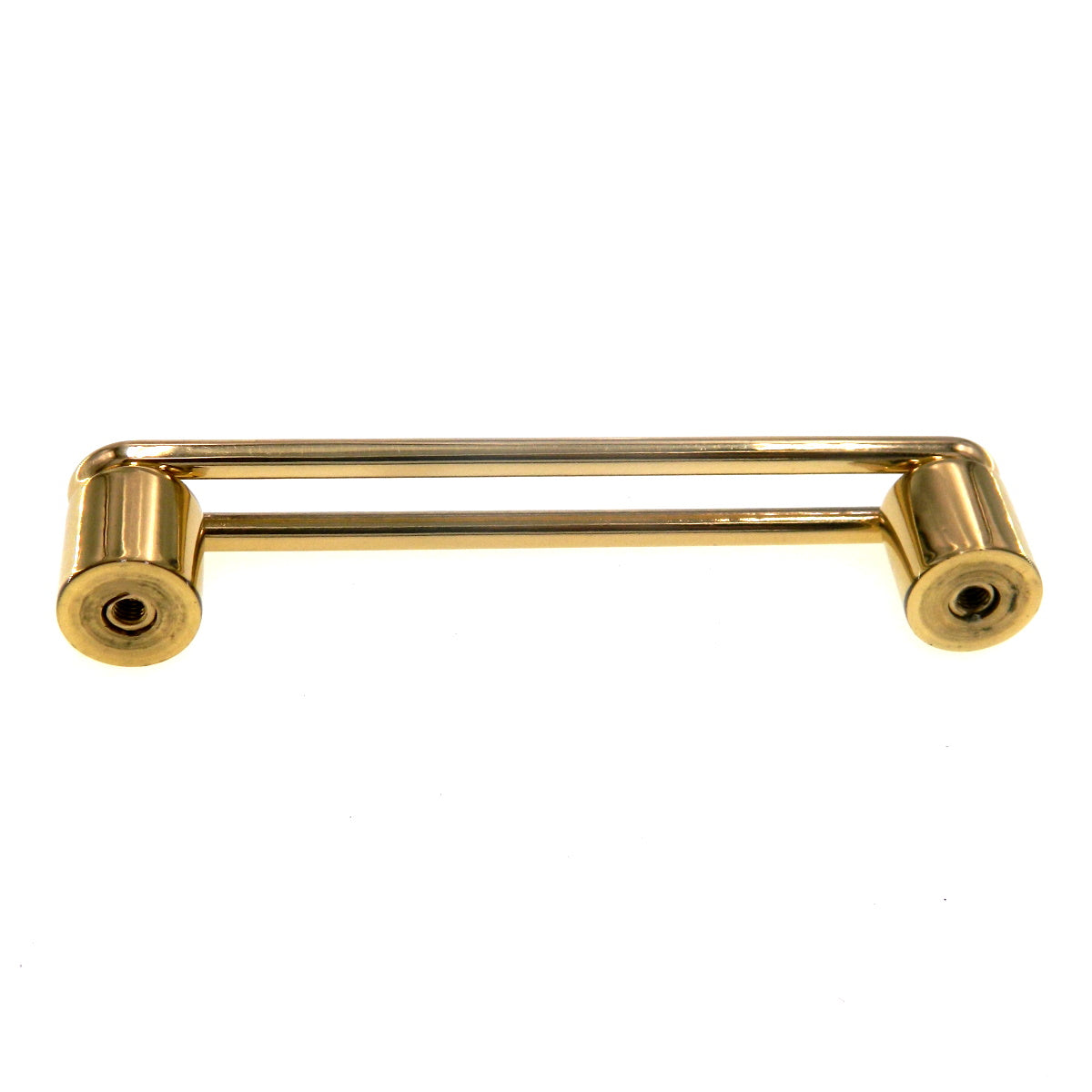 Vintage Amerock Fusital Solid Brass 3 3/4" (96mm)cc Cabinet Bar Pull A31-A-3