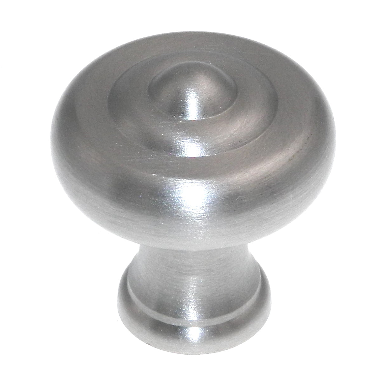 20 Pack Belwith Keeler Sechel 1 1/4" Satin Nickel Round Solid Brass Cabinet Knob A403