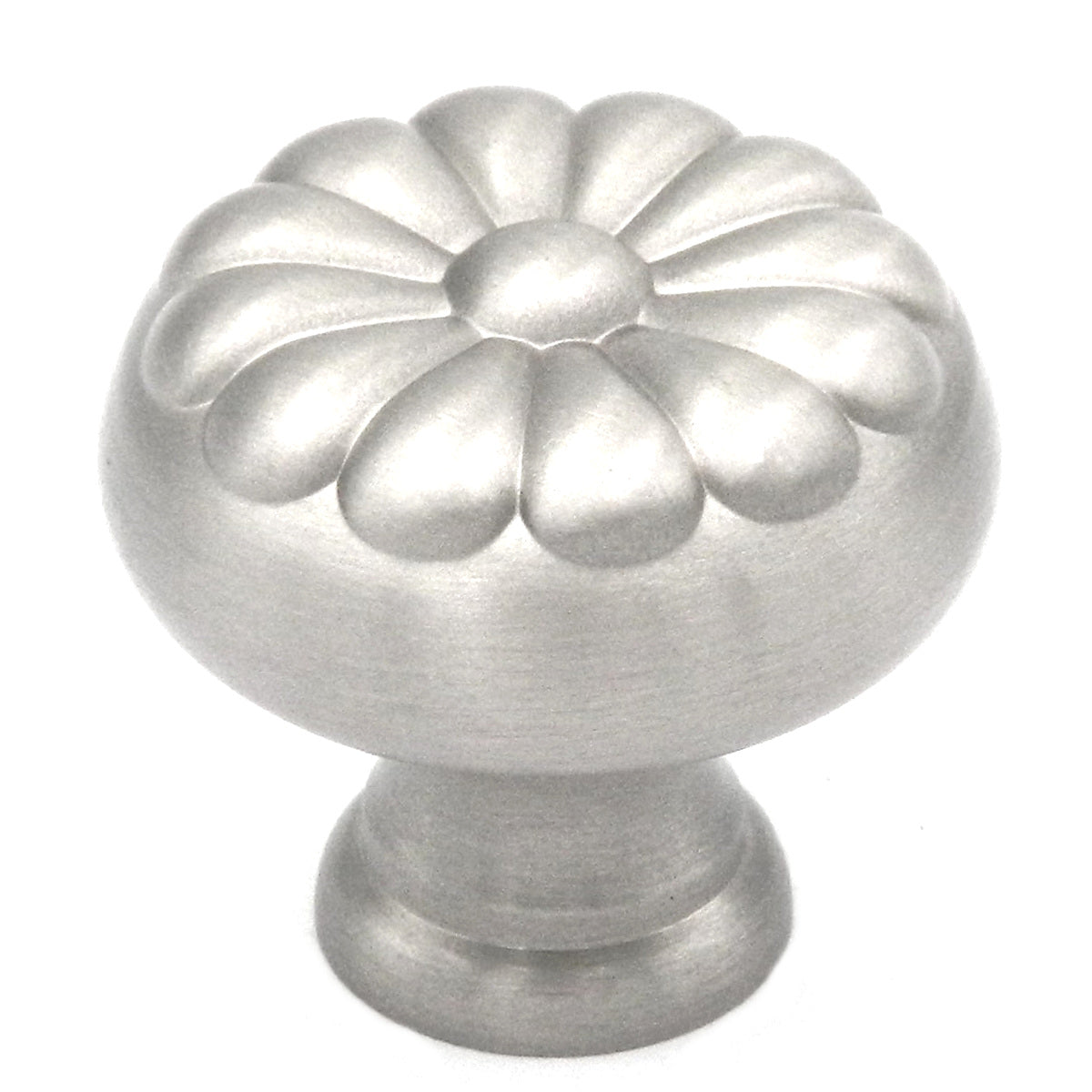 20 Pack Belwith Keeler Sechel 1 1/4" Satin Nickel Round Solid Brass Cabinet Knob A416