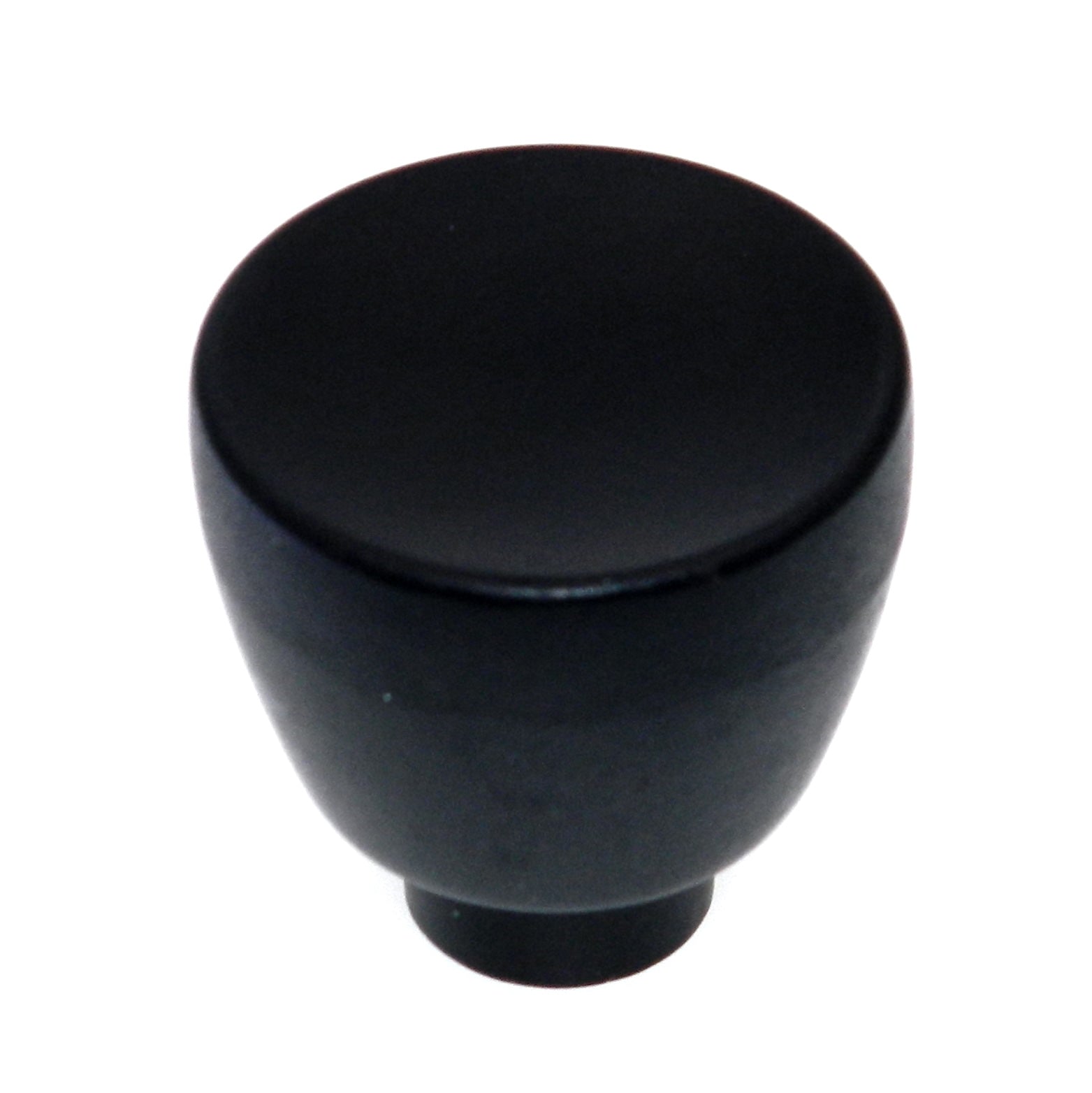 Vintage Amerock Contemporary Ebony Black 1 1/4" Round Cabinet Knob A528-18A