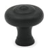 10 Pack Belwith Keeler Carriage House 1 1/2" Wrought Iron Black Round Solid Brass Cabinet Knob A704