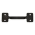 Acorn Mfg Forged Iron Smooth Square Pull 4" Ctr. Cabinet Pull Matte Black APGBP