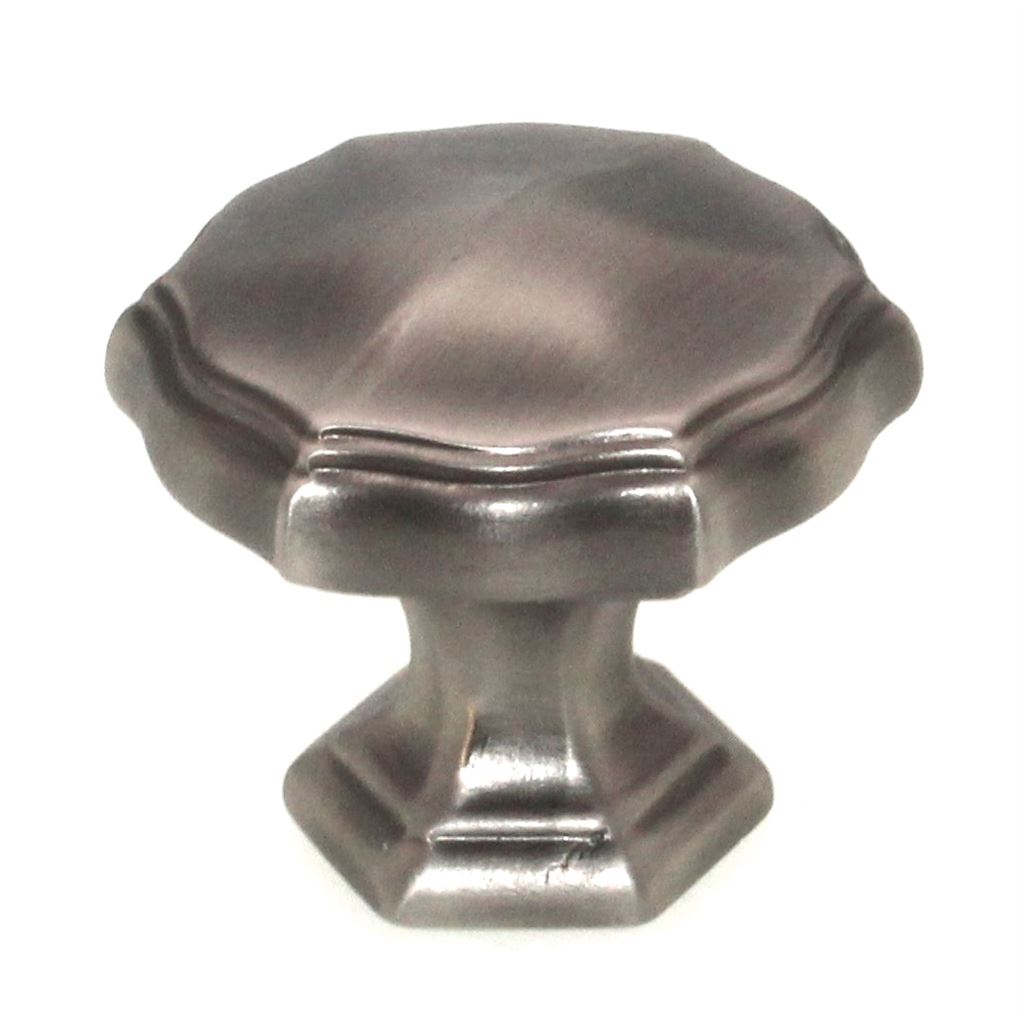 Belwith Keeler Verona Antique Pewter Nickel 1 5/16" Cabinet Knob B053163-APN