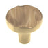 Belwith Keeler Caspian Satin Brass 1 1/4" Wavy Top Cabinet Knob B056974-04