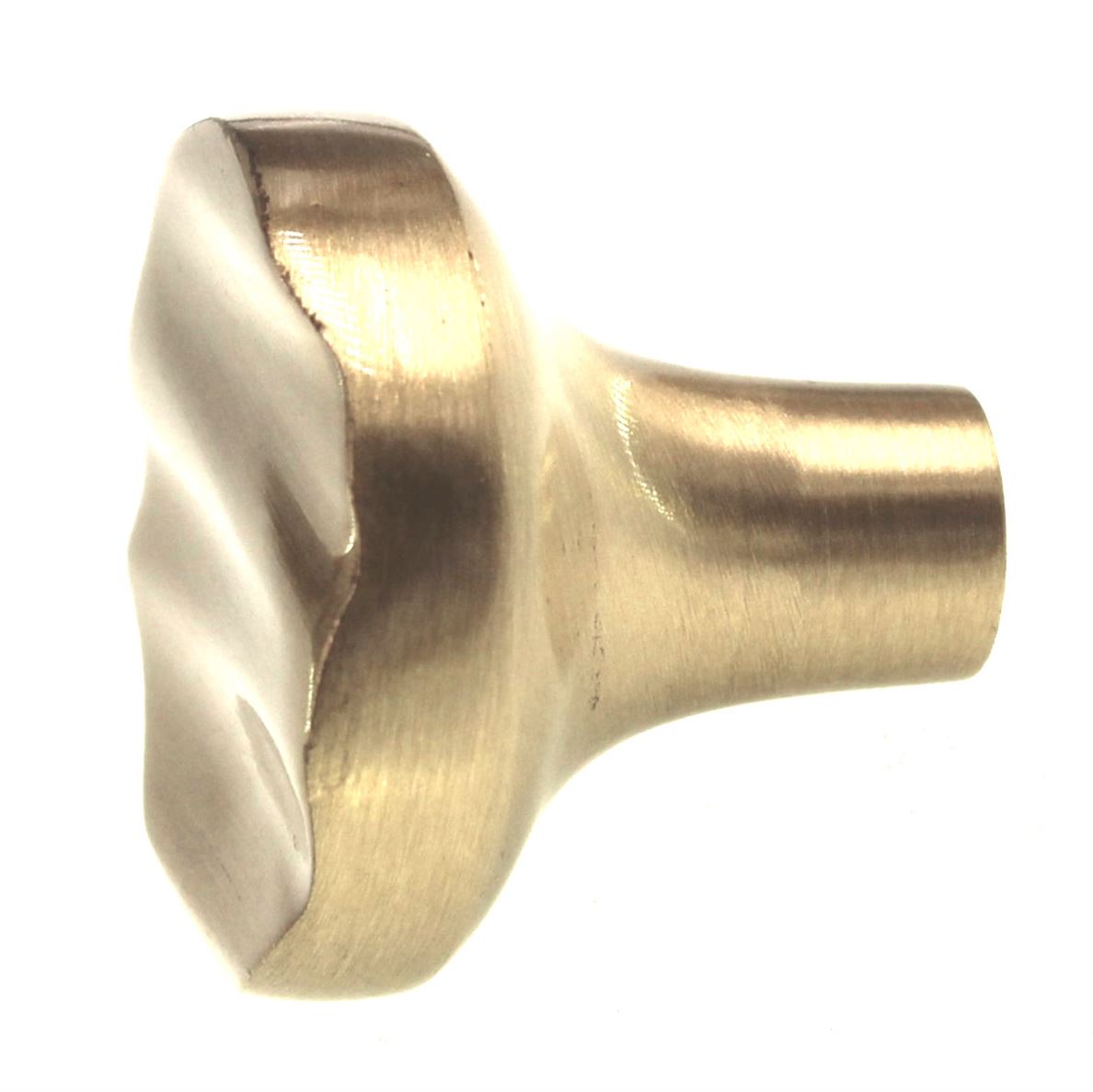 Belwith Keeler Caspian Satin Brass 1 1/4" Wavy Top Cabinet Knob B056974-04