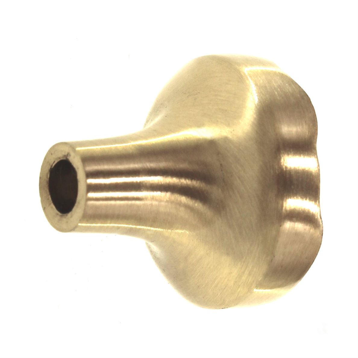 Belwith Keeler Caspian Satin Brass 1 1/4" Wavy Top Cabinet Knob B056974-04