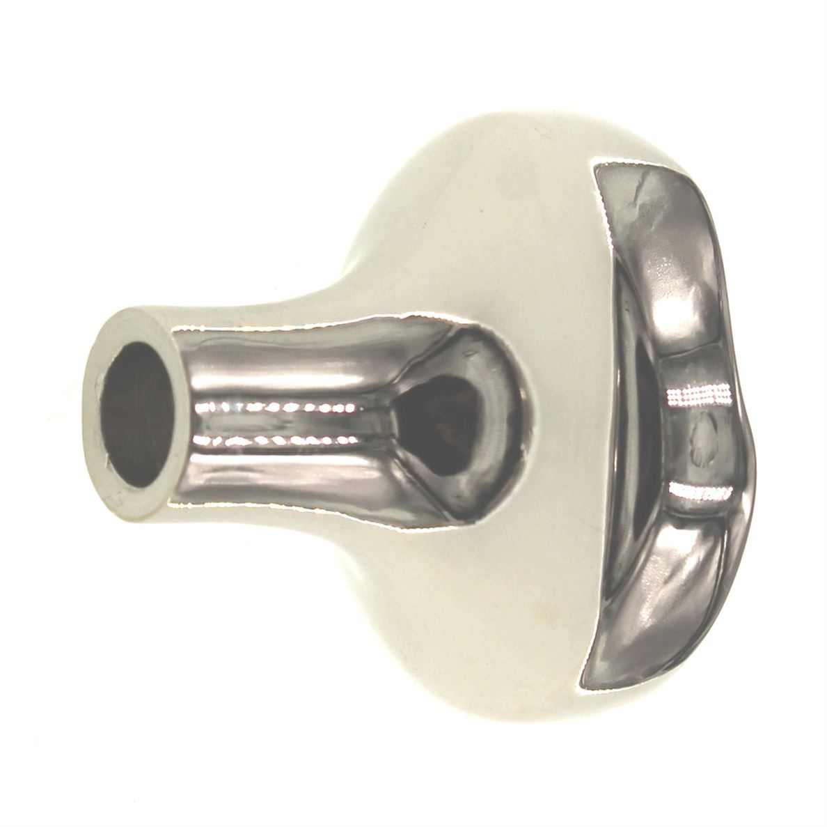 Belwith Keeler Caspian Polished Nickel 1 1/4" Wavy Top Cabinet Knob B056974-14