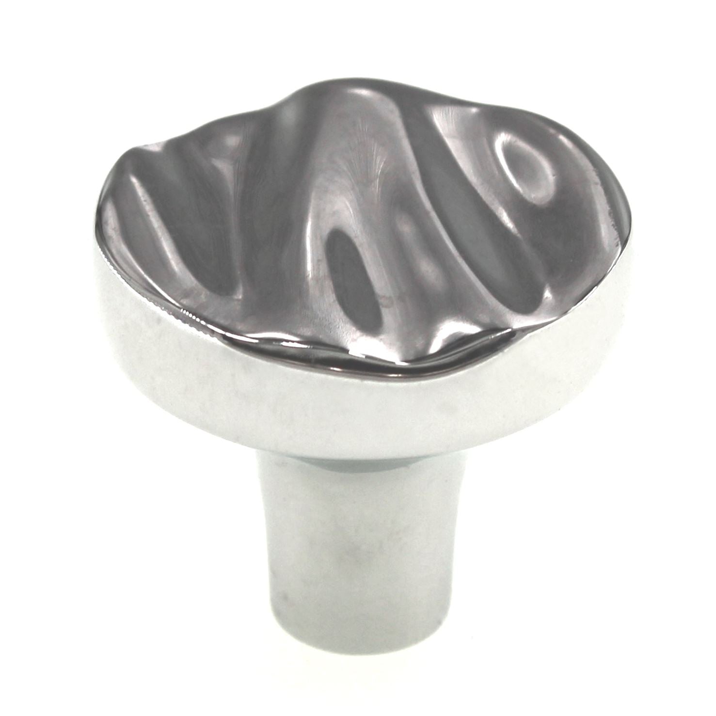 Belwith Keeler Caspian Chrome 1 1/4" Wavy Top Cabinet Knob B056974-CH