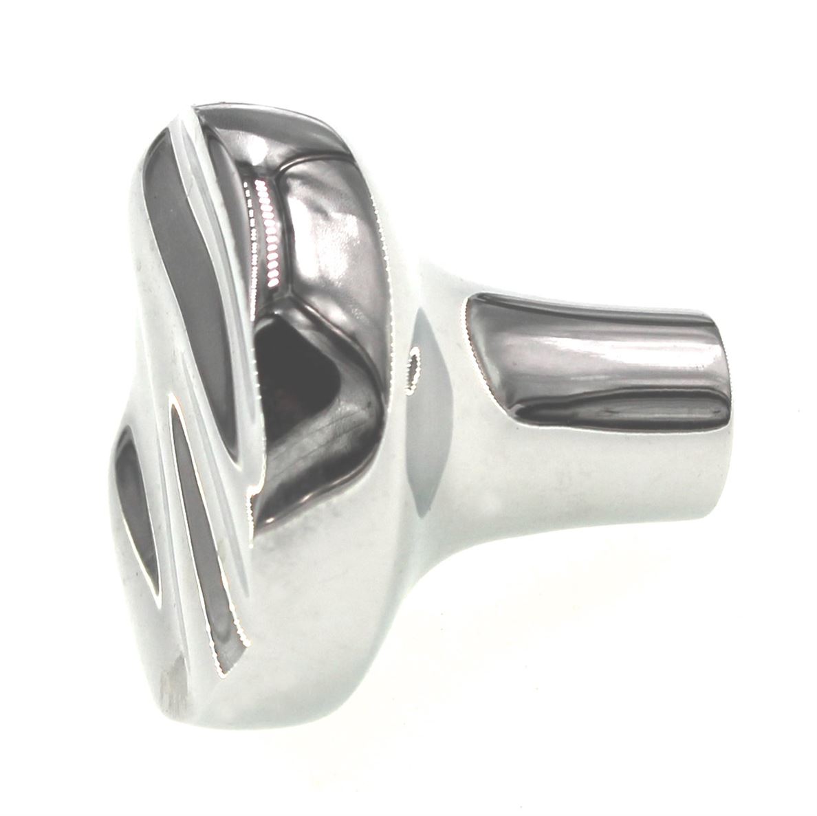 Belwith Keeler Caspian Chrome 1 1/4" Wavy Top Cabinet Knob B056974-CH