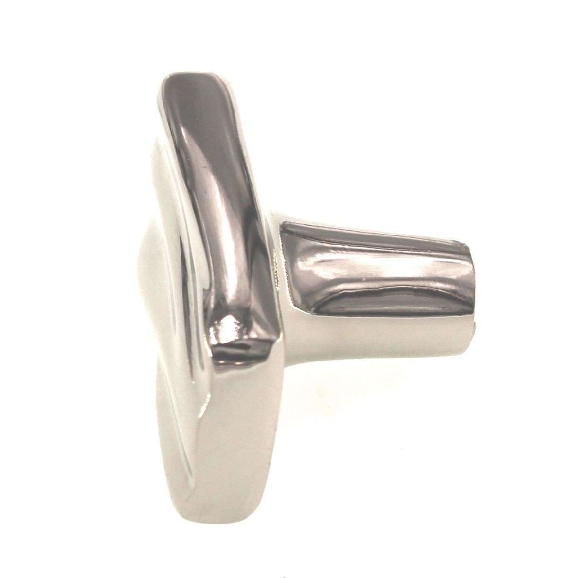 Belwith Keeler Caspian Polished Nickel 2" Cabinet Knob Wavy Top B072431-14