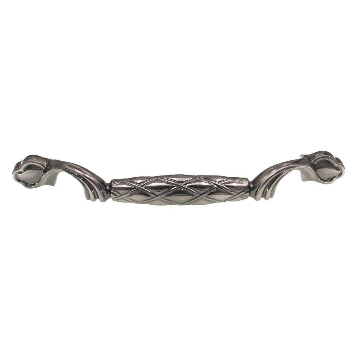 Belwith Keeler Tresse Antique Nickel 8" Ctr. Cabinet Braided Pull B073251-ANN