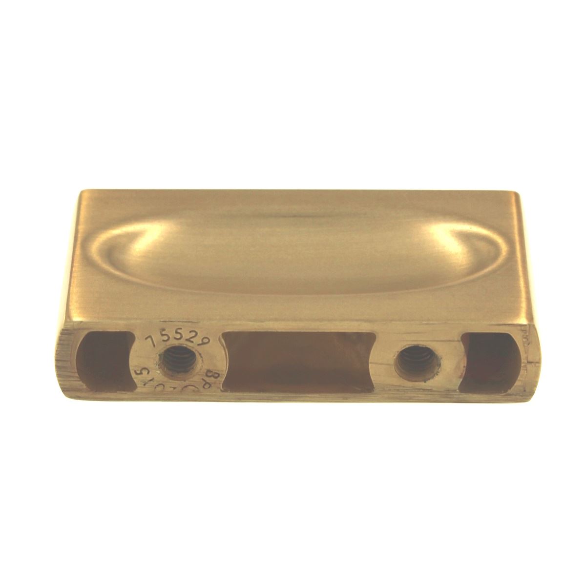 Belwith Keeler Ingot 1" Ctr Cabinet Finger Pull Brushed Golden Brass B075529-BGB