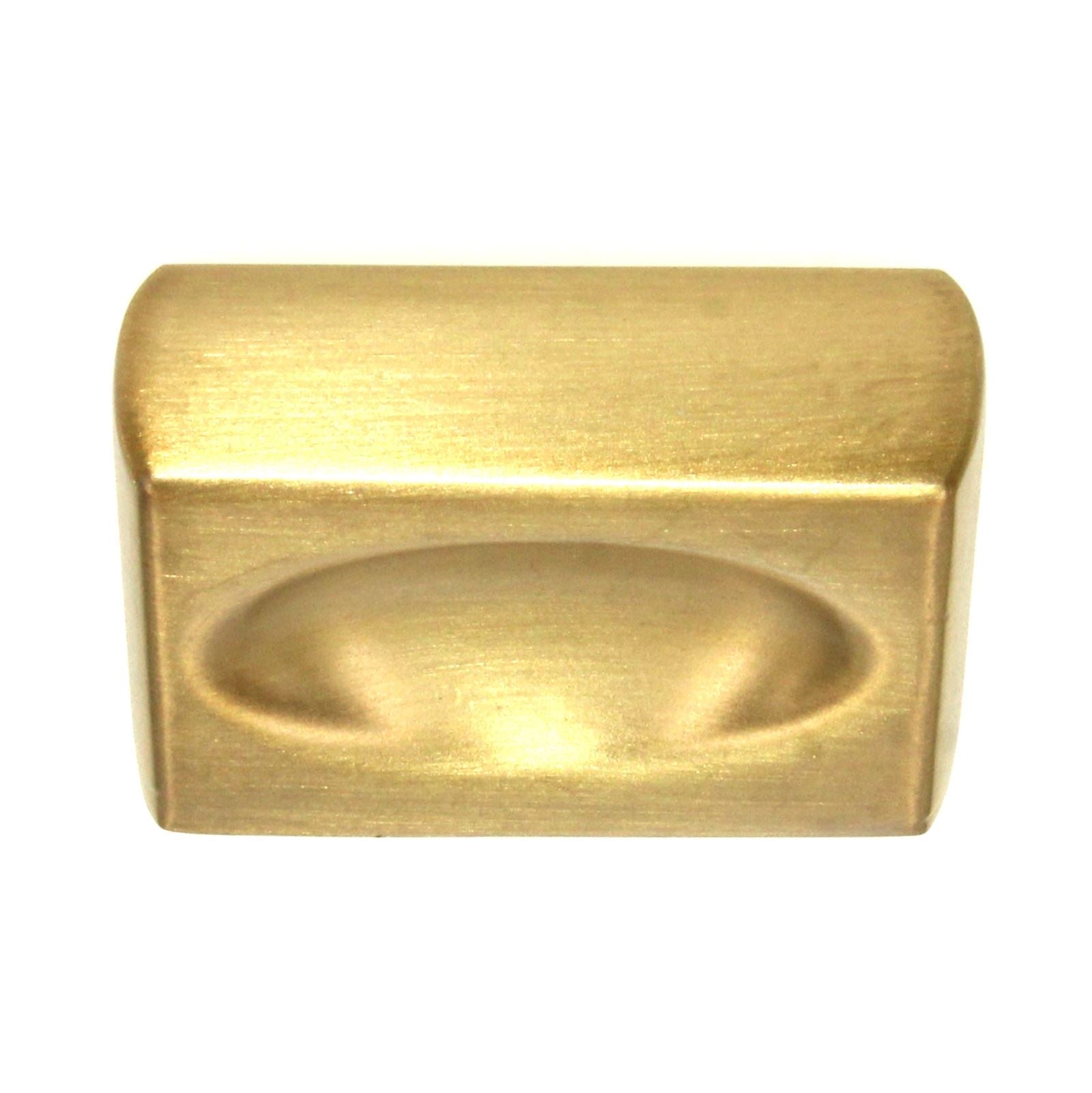 Belwith Keeler Ingot 1 3/8" Finger Pull Knob Brushed Golden Brass B075644-BGB