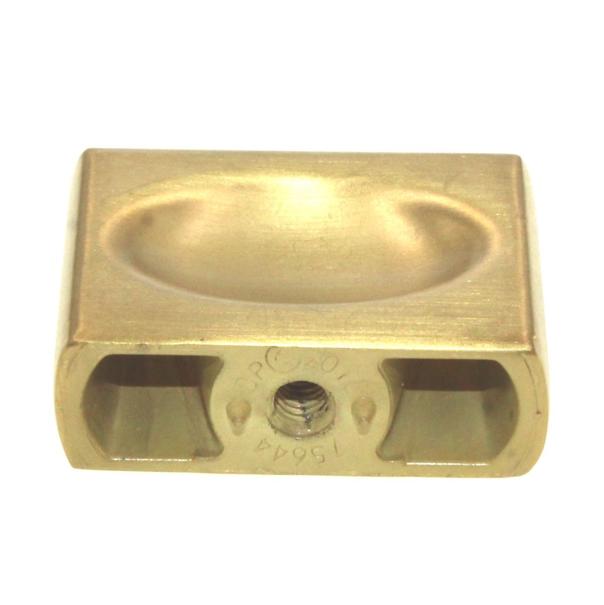 Belwith Keeler Ingot 1 3/8" Finger Pull Knob Brushed Golden Brass B075644-BGB