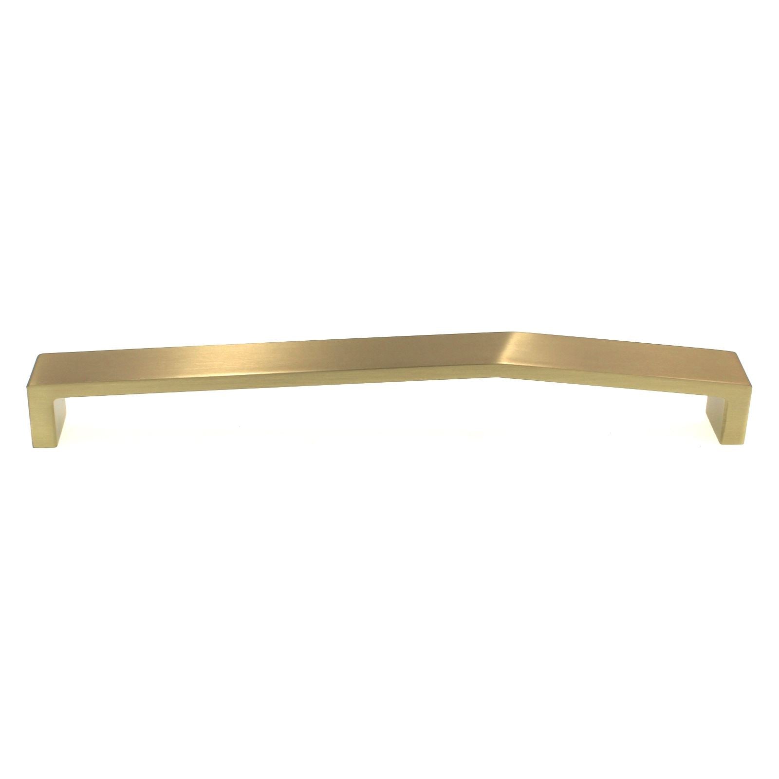 Belwith Keeler Veer Pull 8 13/16" (224mm) Ctr Brushed Golden Brass B077158-BGB