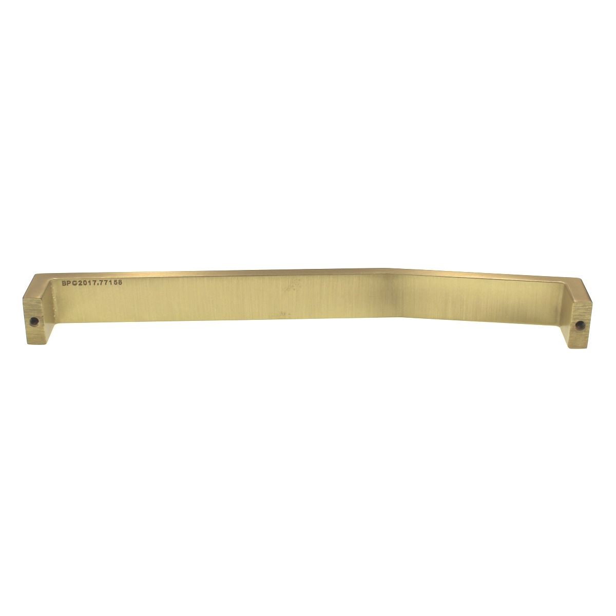 Belwith Keeler Veer Pull 8 13/16" (224mm) Ctr Brushed Golden Brass B077158-BGB