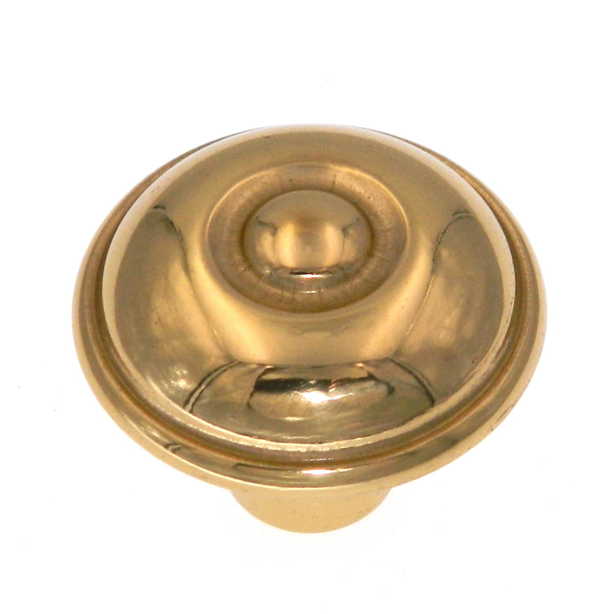 Vintage Amerock Valli & Colombo Solid Brass 1 5/16" Cabinet Knob B119-B-3