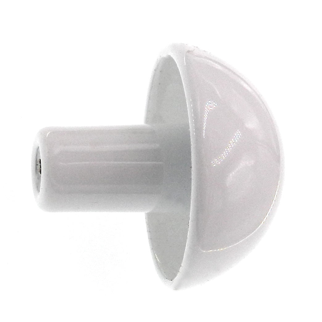 Amerock Forges White 1-3/16" Round Cabinet Knob B309-B-W Made in Italy