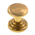 Vintage Amerock Fusital Solid Brass 1" Round Cabinet Knob Pull B36-C-3