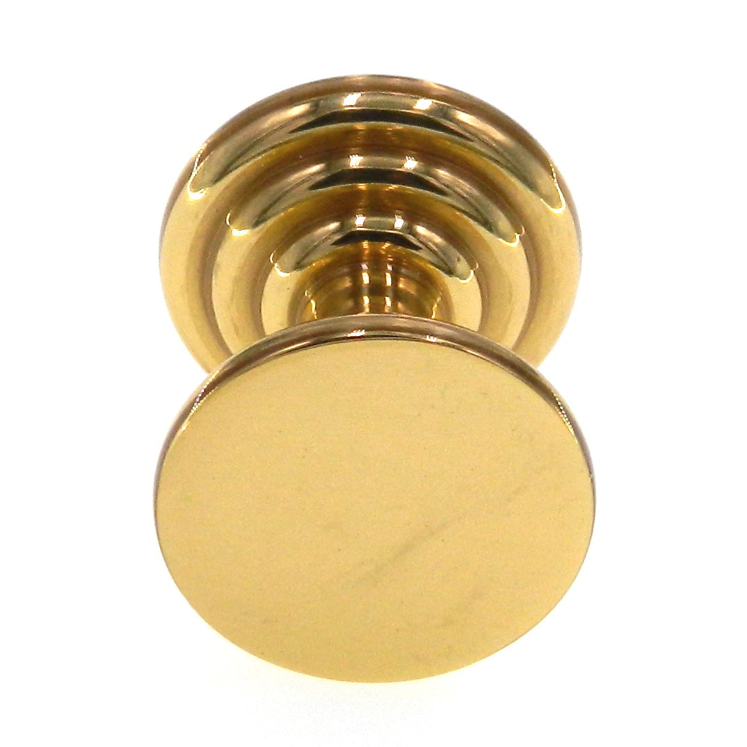 Vintage Amerock Fusital Solid Brass 1" Round Cabinet Knob Pull B36-C-3