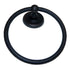 Ancient Treasures Rustic Hammered 6 1/2" Bath Towel Ring Oil-Rubbed Bronze B7604