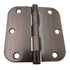 Warwick 3 1/2" Door Hinge, 5/8" Radius Corner, Oil-Rubbed Bronze BDA3012BZ