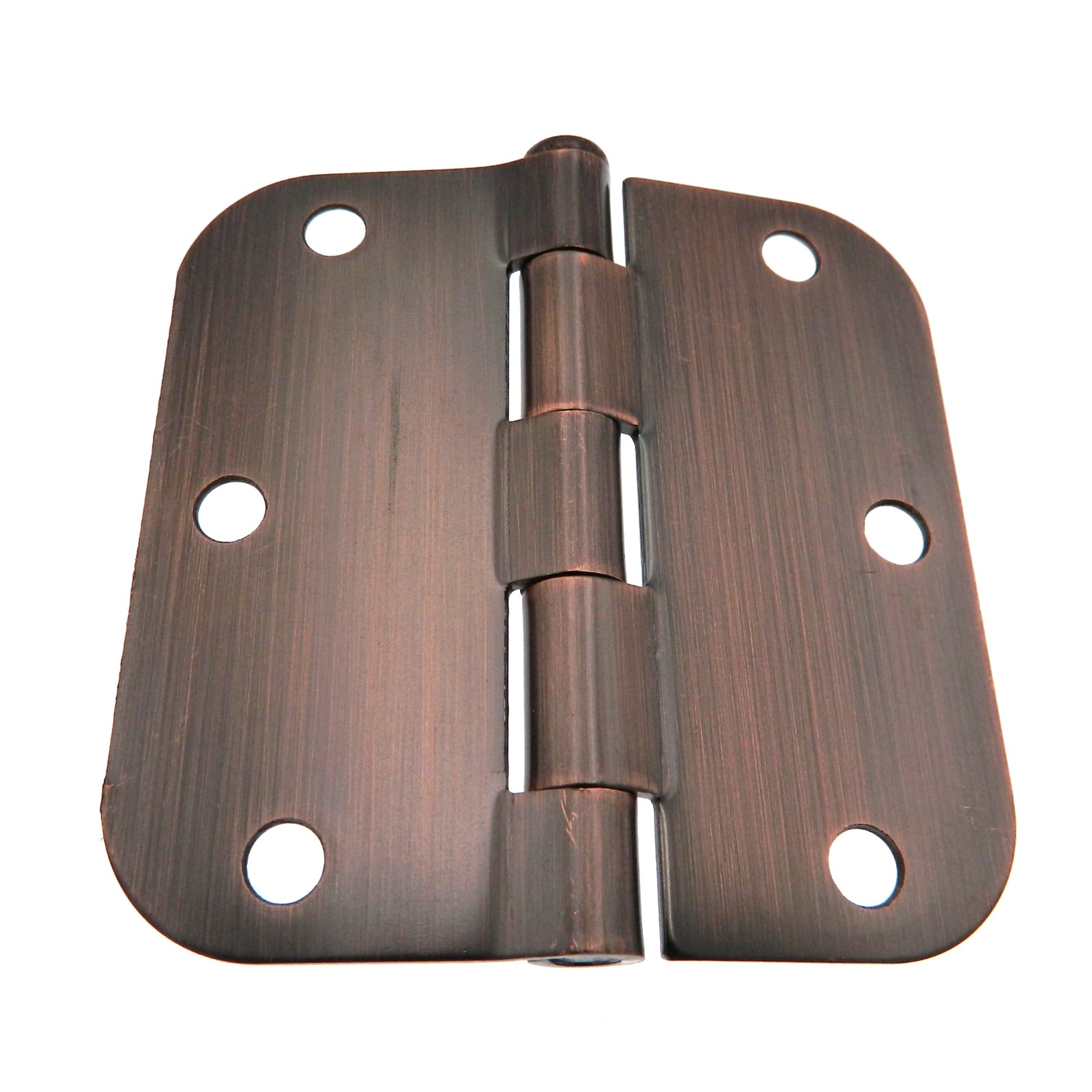 3 Pack Warwick 3 1/2" Door Hinge, 5/8" Radius Corner, Oil-Rubbed Bronze DA3012BZ