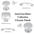 10 Pack Hickory American Diner P2149-CH Chrome 5" (128mm)cc Arch Sleek Cabinet Handle Pull