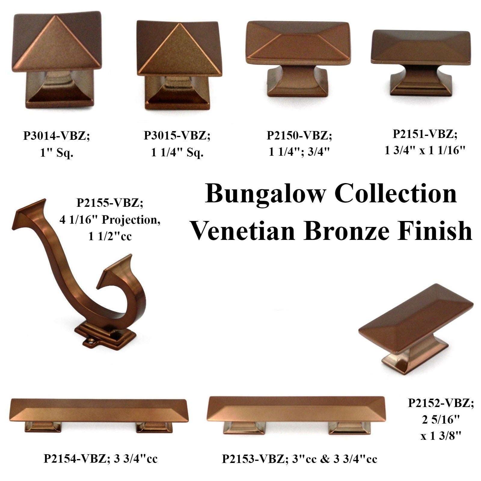 Hickory Hardware Bungalow Venetian Bronze 3 3/4" (96mm)cc Cabinet Bar Pull P2154-VBZ