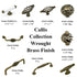 20 Pack Hickory Callis Country P3663-WRB Wrought Brass 5" (128mm)cc Cabinet Handle Pull