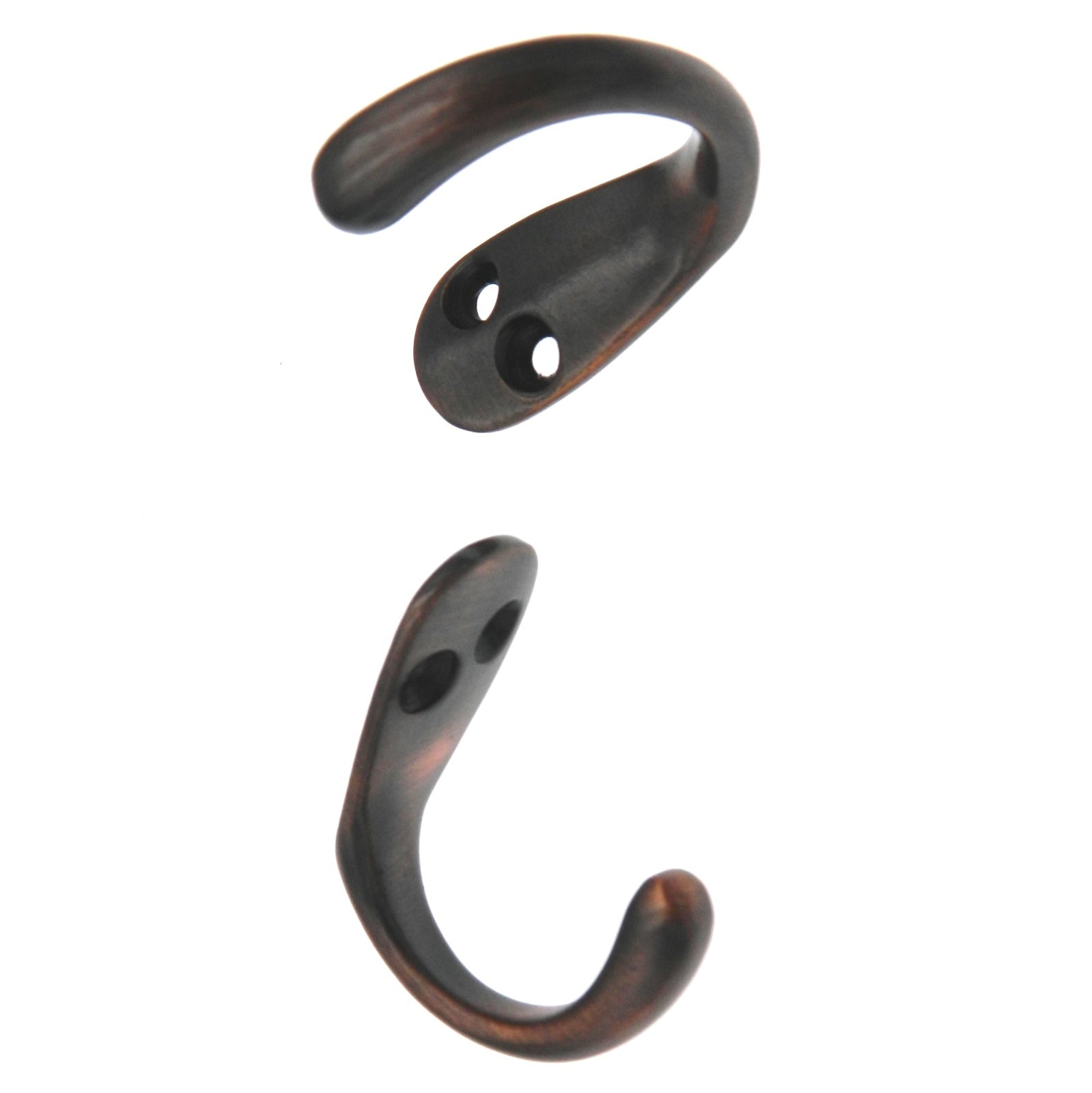 2 Pack Warwick Bronze Single Coat, Robe, Utility Wall or Door Hook BH2001BZ