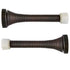 Flexible Spring Door Stopper, 2 Pack, 3 1/4 in Baseboard Doorstop, Bronze BH2006BZ