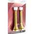 Flexible Spring Door Stopper, 2 Pack, 3 1/4 in. Doorstop, Polished Brass BH2006PB