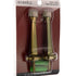 Rigid Baseboard Heavy Duty Doorstop, 2 Pack, 3 in. Door Stopper, Brass BH2008PB