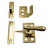 Warwick Window Lock, Casement Fastener with 3 Strikes, Polished Brass BH2013PB