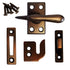 Warwick Window Lock, Casement Fastener with 3 Strikes, Bronze BH2014BZ