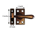 Warwick Window Lock, Casement Fastener with 3 Strikes, Bronze BH2014BZ