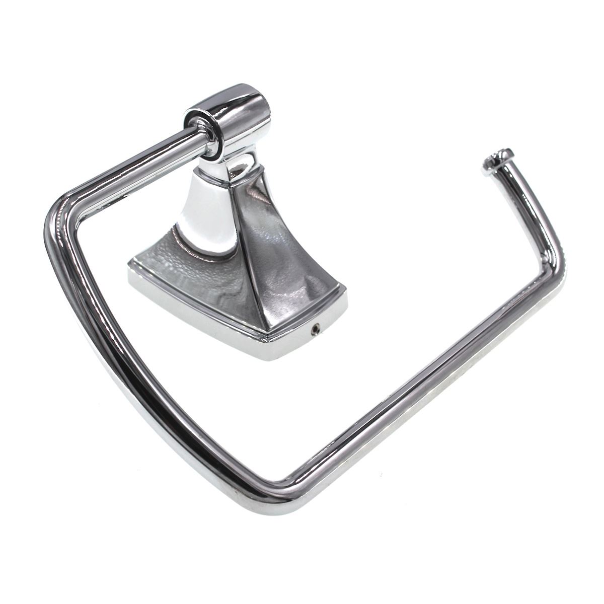 Amerock Claredon Bath Towel Ring Polished Chrome Wall Mounted BH2650126