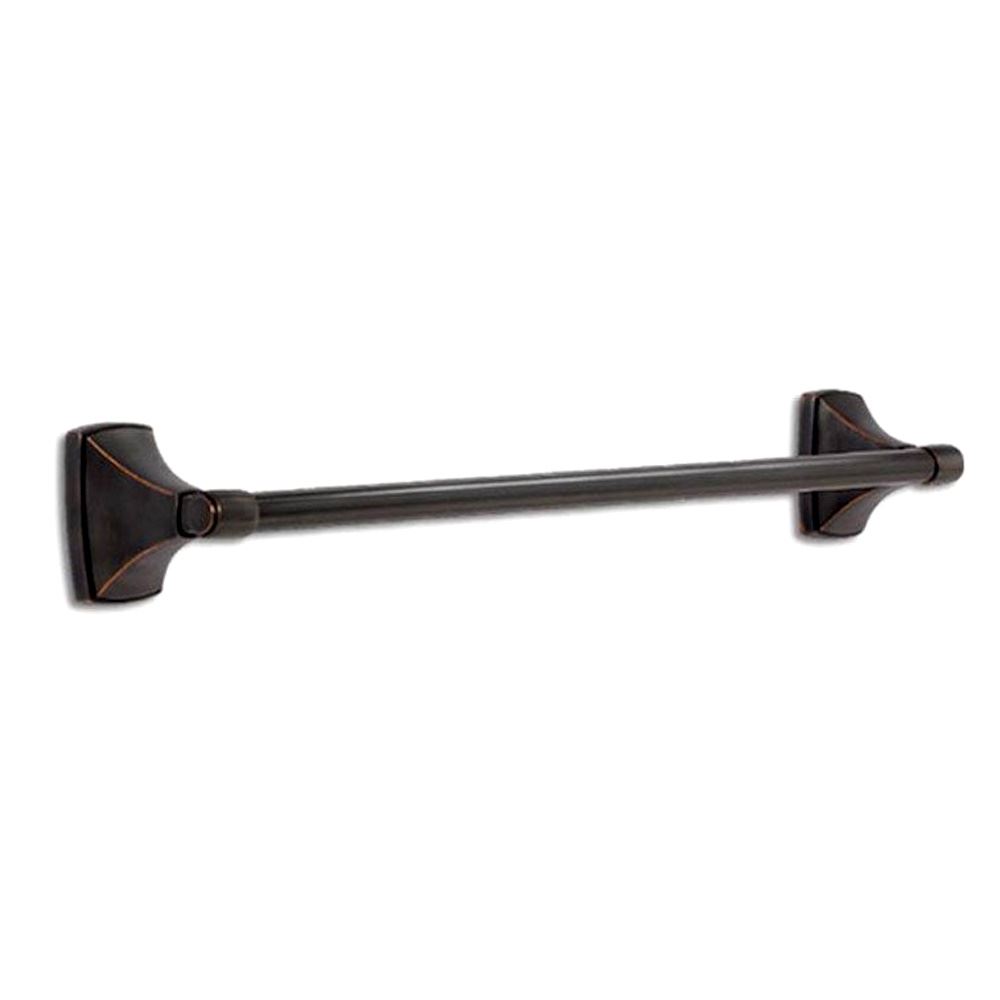 Amerock Claredon 18" Bath Towel Bar Oil-Rubbed Bronze Wall Mounted BH26503ORB