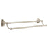 Amerock Claredon 24" Double Towel Bar Satin Nickel Wall Mounted BH26505G10