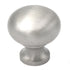 BK10-15 Satin Nickel Belwith Solid Brass 3/4" Mushroom Cabinet Knob Pull